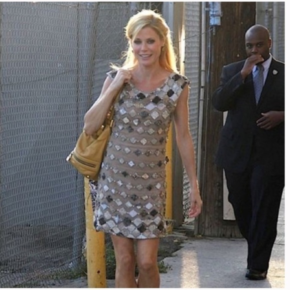 NWT Alice + Olivia Vista Beaded Dress Retro Flapper Sparkle Mini Sz 0 - Picture 17 of 17